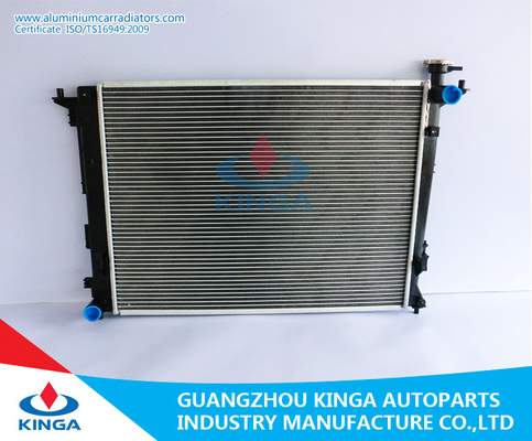 China radiadores de alumínio de 46,5/46.5*490mm Hyundai plásticos para IX35'10-MT fornecedor