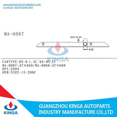 MAZDA RX-8 1.3L' 04-05 EM OEM N3H2-15-200C da substituição do tanque da parte superior do radiador fornecedor