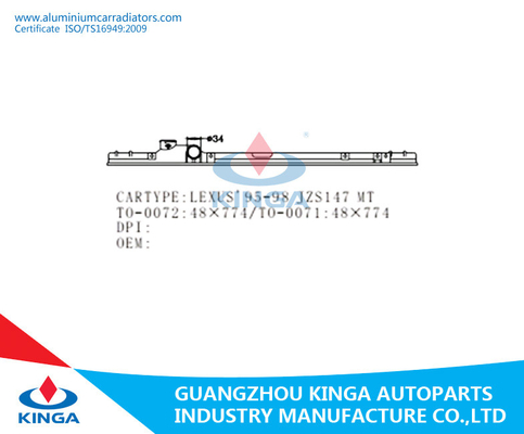16400-46180 tanque plástico do radiador do reparo da água para TOYOTA LEXUS'95-98 JZS149 fornecedor