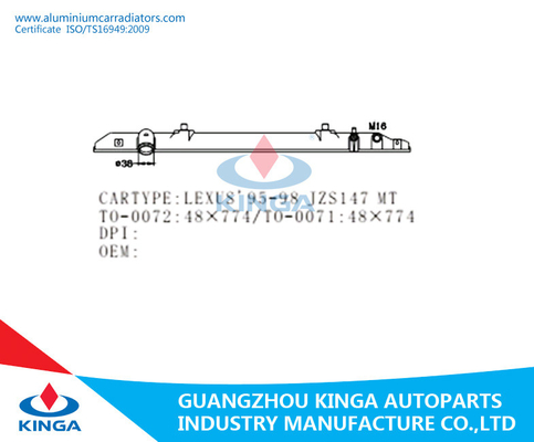 OEM plástico do reparo do tanque do radiador forte da TA JZS147 do 85-98 de LEXUS 16400-46170 fornecedor