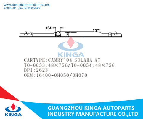 Tanques plásticos do radiador do líquido refrigerante do carro de Toyota para a transmissão de CAMRY 2004 SOLARA Automotic fornecedor