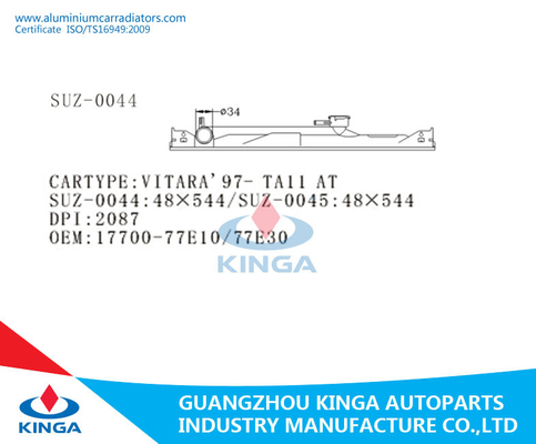 Tanque plástico do radiador de SUZUKI para VITARA'97-TA11 EM, tanques do radiador da substituição fornecedor