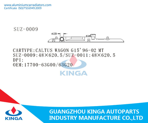 Tanque da parte superior do radiador da substituição para o vagão G15'96-02 do OEM 11700-63G11/63G12 Suzuki Caltus em fornecedor