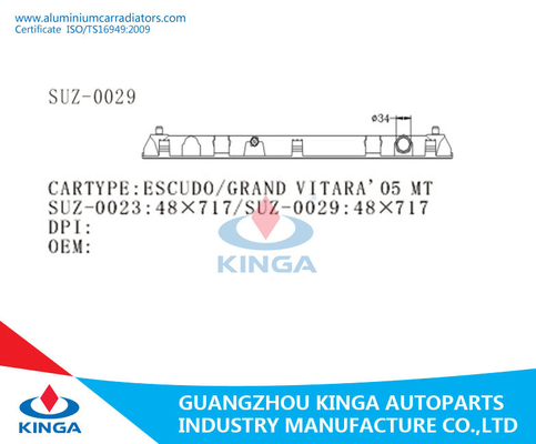 Tanque plástico do radiador modelo plástico das peças de automóvel para a TA de /GRAND/VITARA 05 do ESCUDO de Suzuki fornecedor