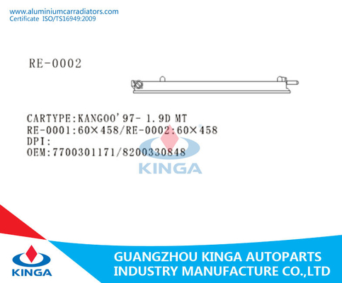 Substitua o tanque plástico do direito do tanque do radiador para TA 1.9D de RENAULT KANGOO 97 fornecedor